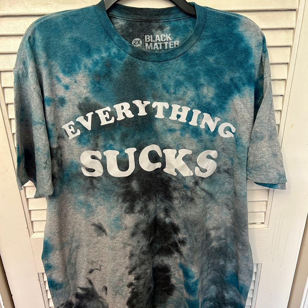 Unisex Everything Sucks Graphic Tee Xxl
